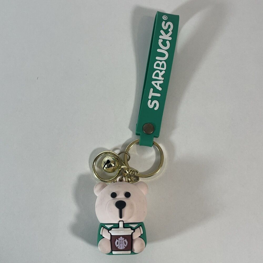 Starbucks Holiday Collection Bearista Bear Keychain